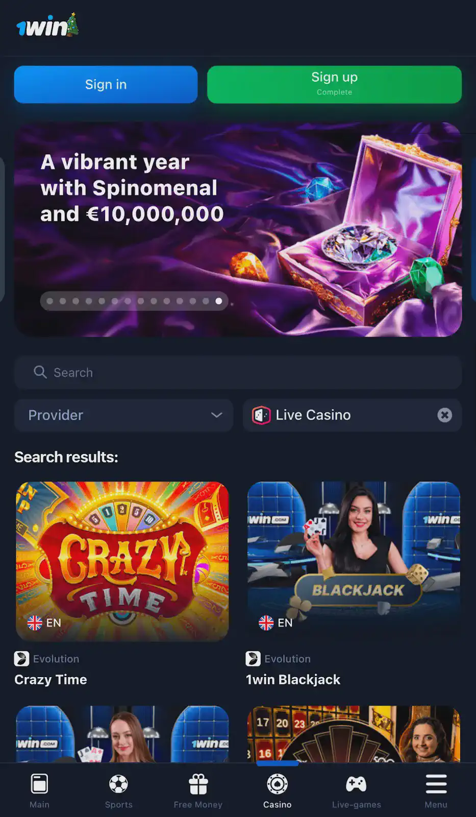 1win app