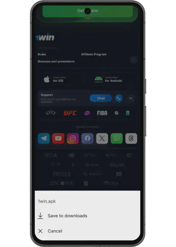 1win android app